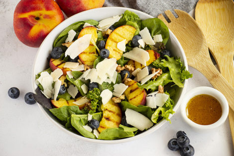Grilled Peach Salad is one of my favorite summer side dish recipes