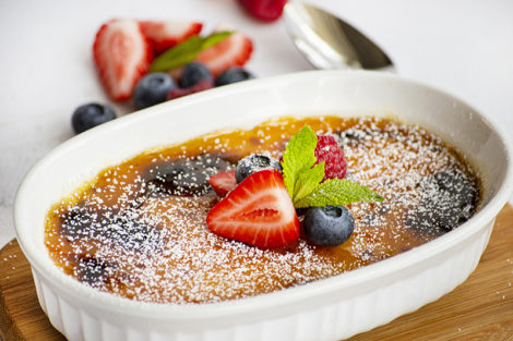Crème Brulee is so easy to make you need four simple ingredients