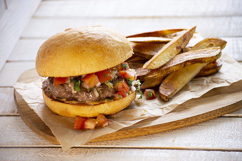 Acapulco beef burger is so juicy and fresh