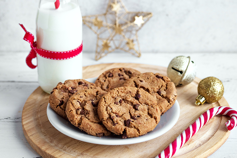 Cookies and Milk for Santa.